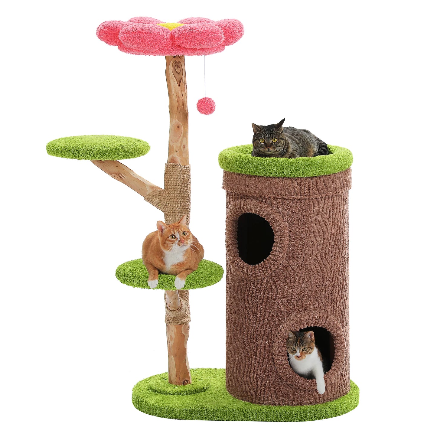 PAWZ Road Large Cat Tree Tower With Condos And Scratching Posts