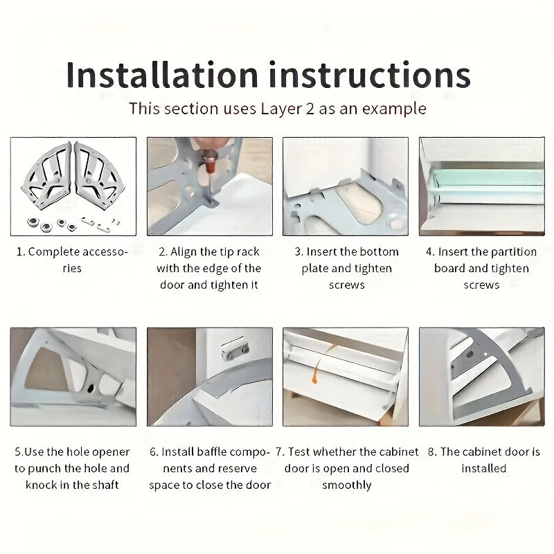 Flip Shoe Cabinet Accessories and Hidden Flip Rack