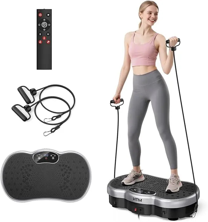 HTMM Vibration Plate Weight Loss Machine For Home Gym