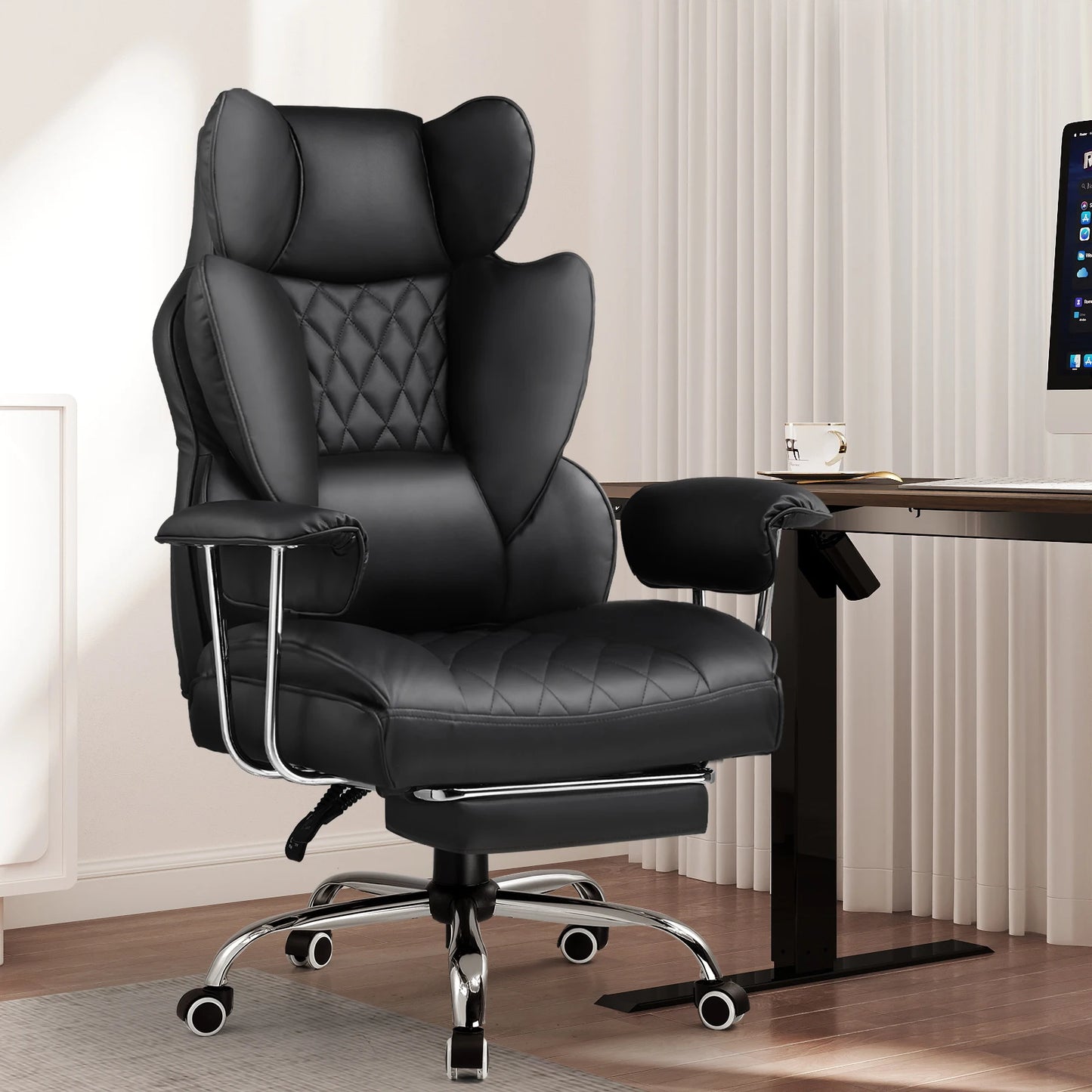 COMHOMA Big and Tall Gaming Chair with Lumbar Support