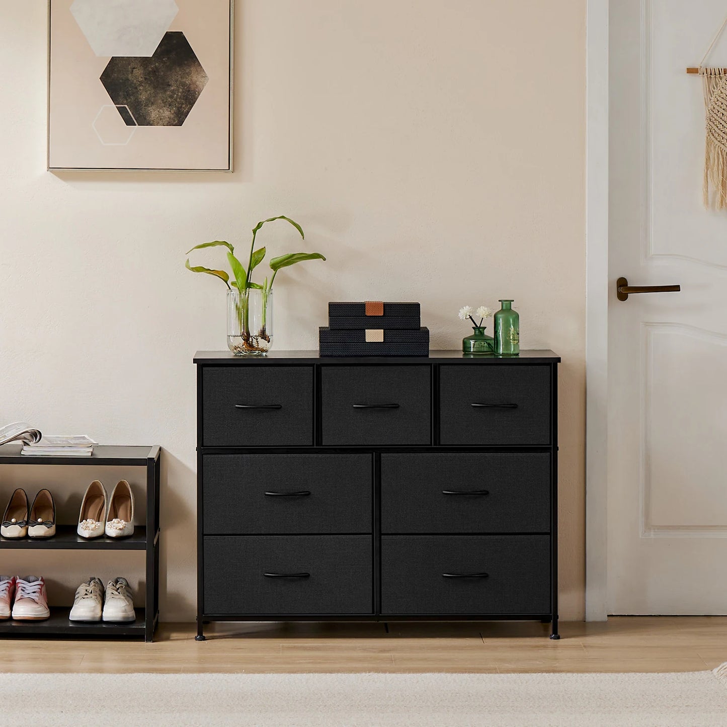 JHK Seven Drawer Dresser Organizer For Bedroom And Living Room
