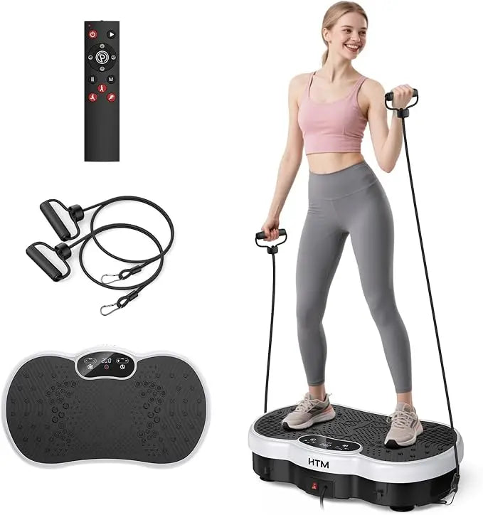 HTMM Vibration Plate Weight Loss Machine For Home Gym
