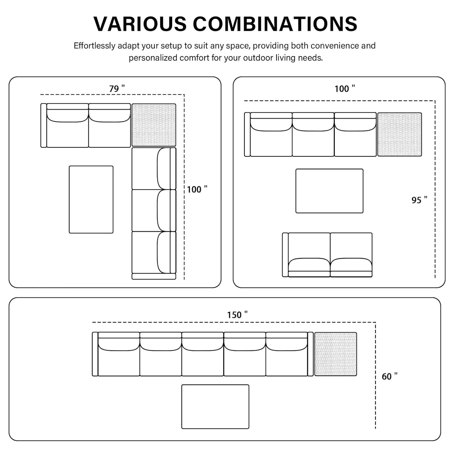 Guohe 5-Seater Patio Conversation Set With Storage Box