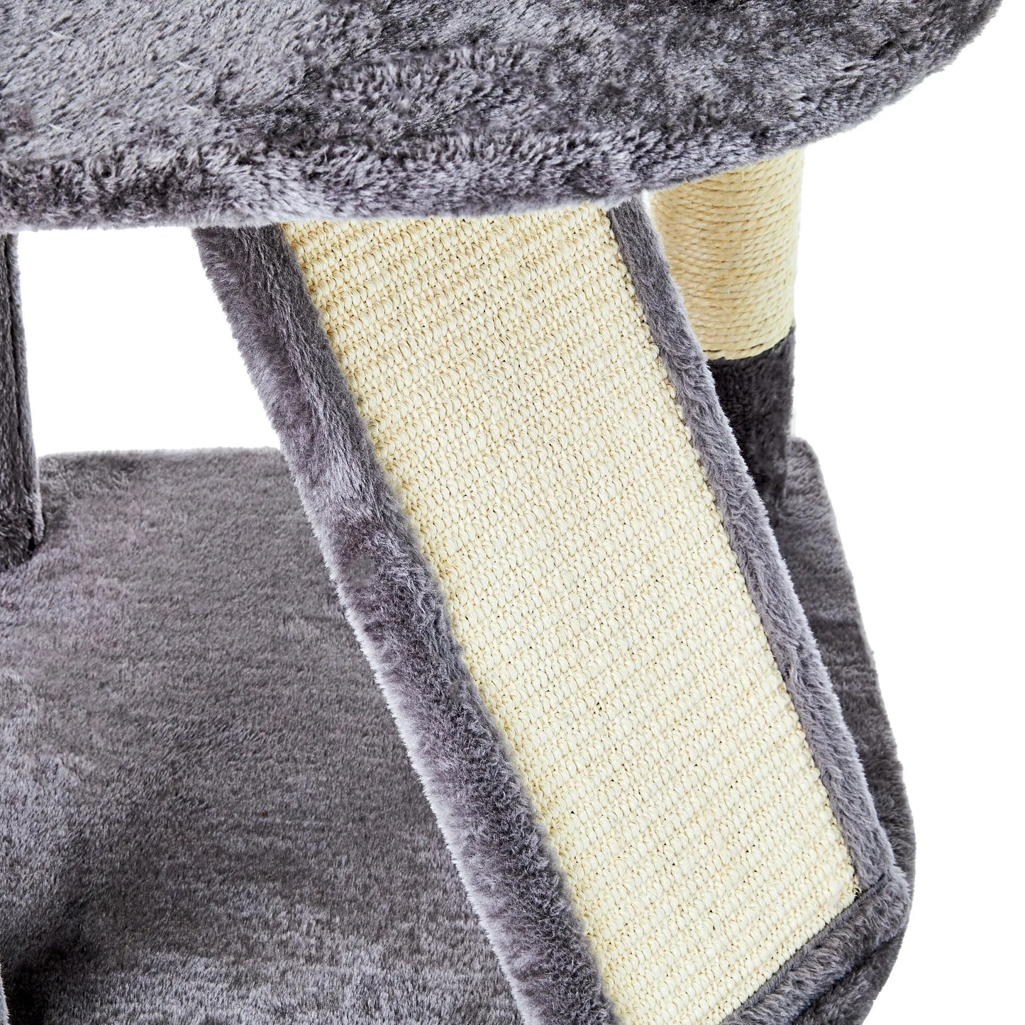 Five Level Cat Tree And Condo With Sisal Posts And Plush Lounge