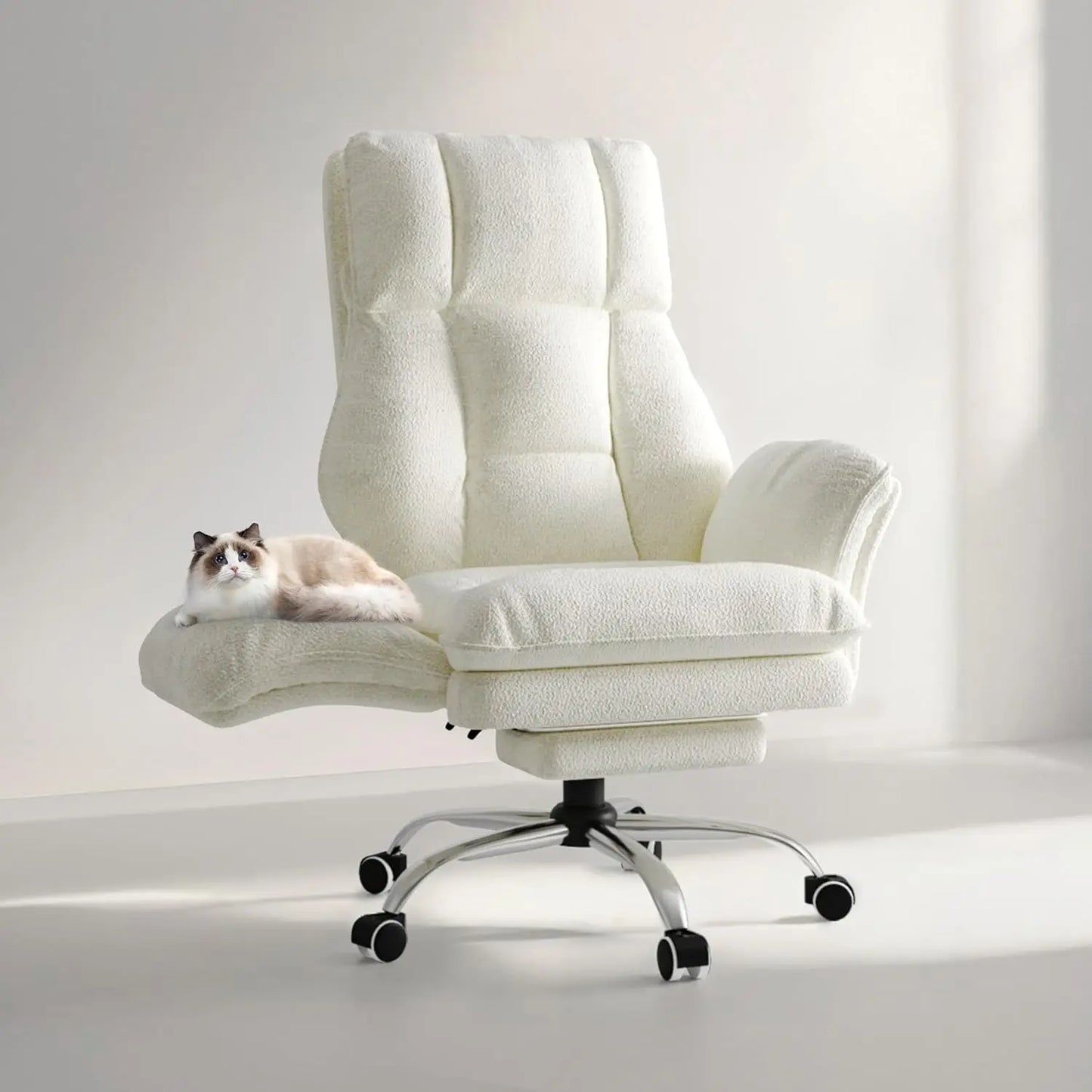 Office Chair With Flip Armrests Ergonomic Executive Gaming Chair