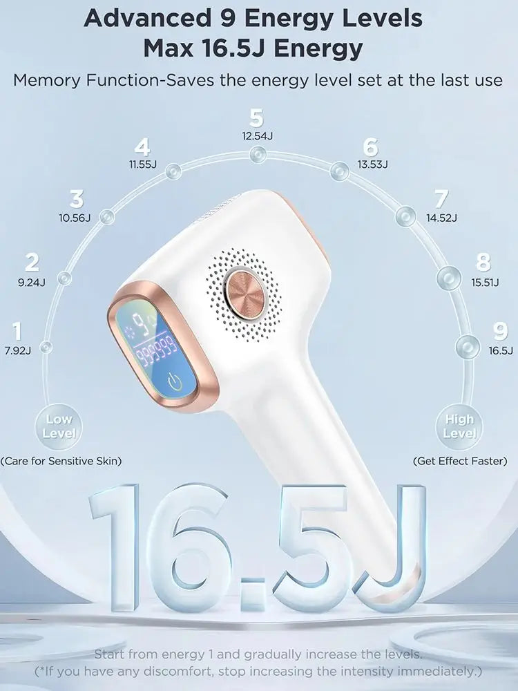 Innza IPL Hair Removal Device Painless Permanent Ice Cooling Care
