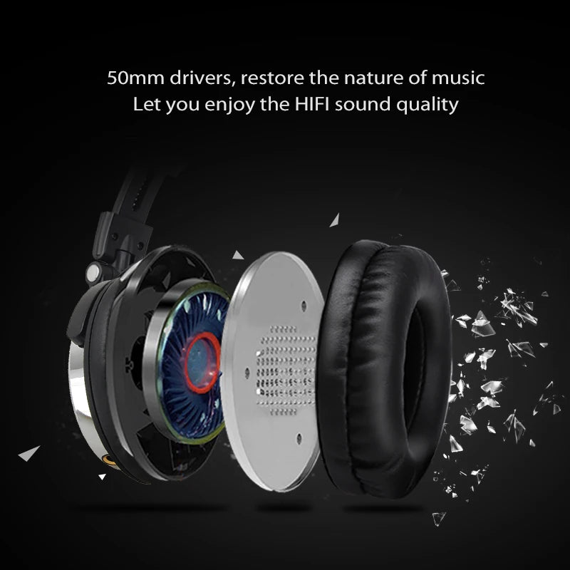 Oneodio Over Ear DJ Headphones HiFi Studio Monitoring Wired Headset With Mic