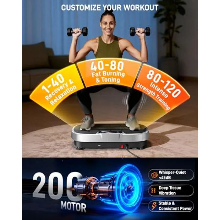SHXI Vibration Plate Exercise Machine For Home Gym