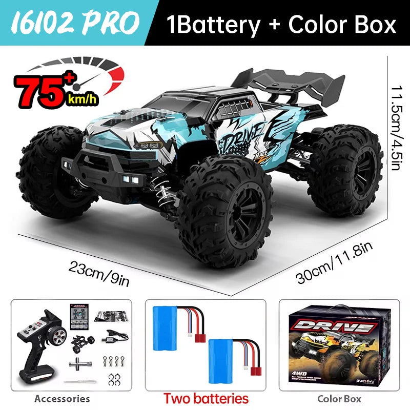 WLtoys 16101 Pro 4WD RC Car With Bright LED Lights