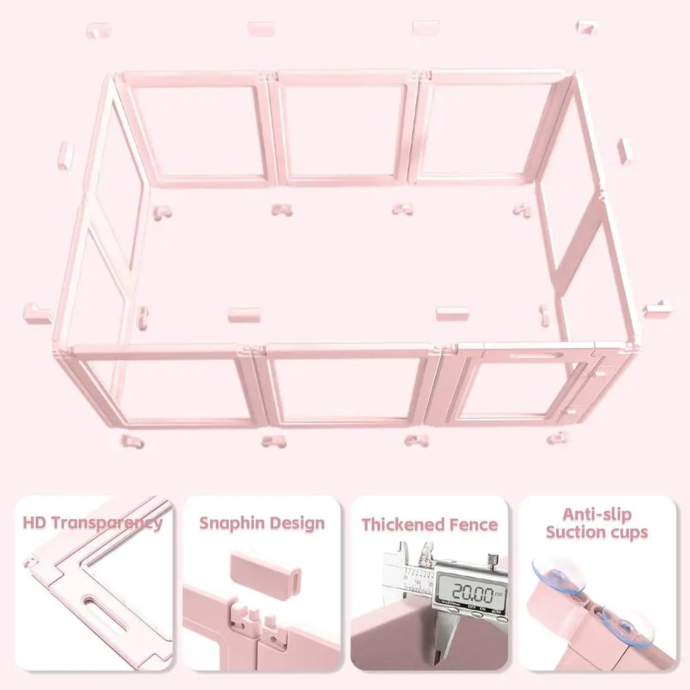 Dog Playpen Acrylic Indoor Outdoor Easy Assembly And Disassembly