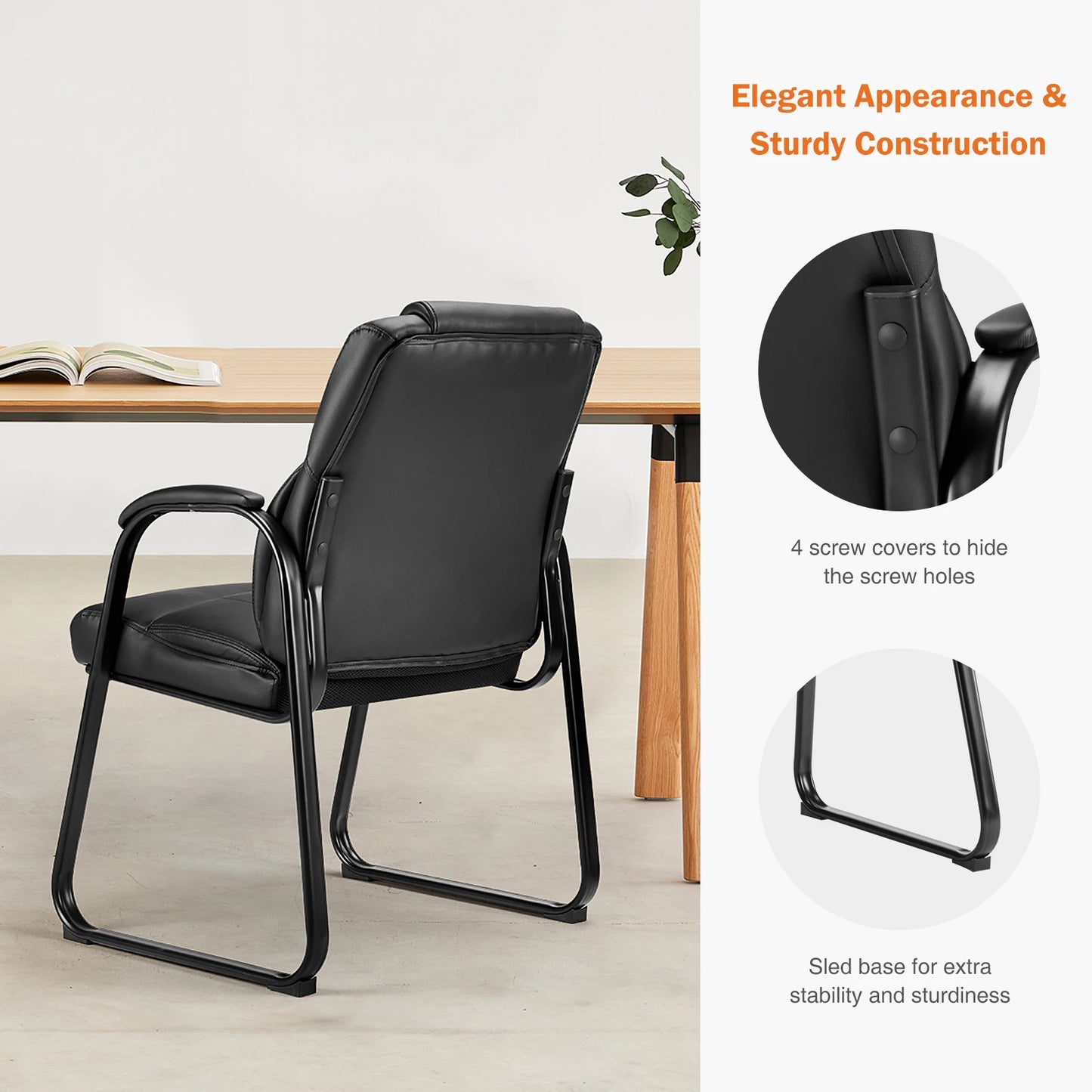 JHK Ergonomic Padded Backrest Living Room Gaming Chair Armrests