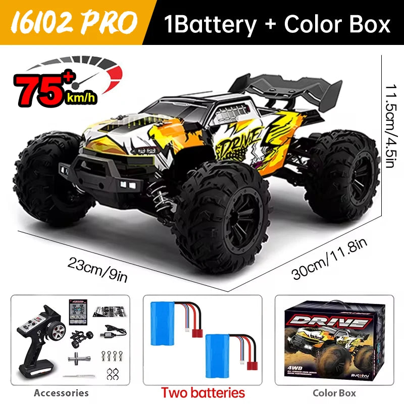 WLtoys 16101 Pro 1:16 4WD RC Car With LED Illumination