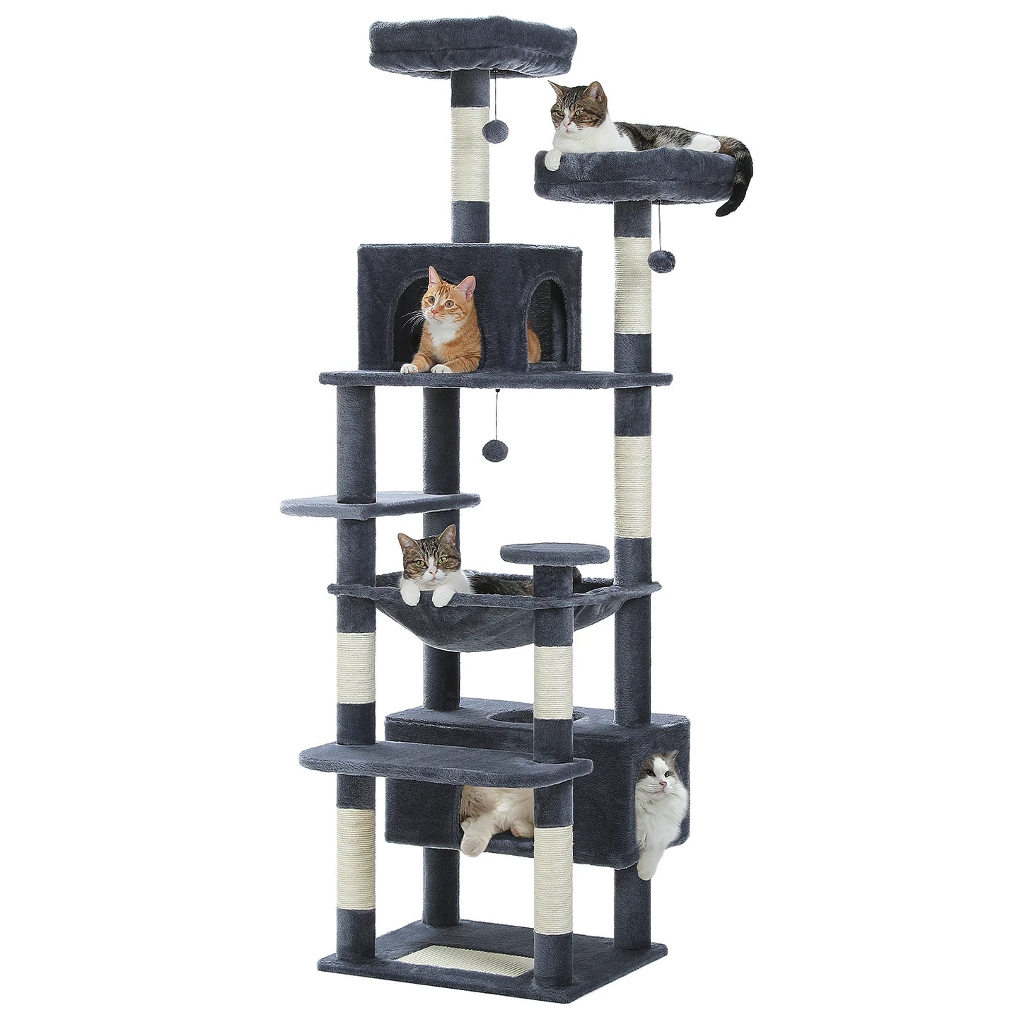 PAWZ Road Large Cat Tree Tower With Scratching Posts