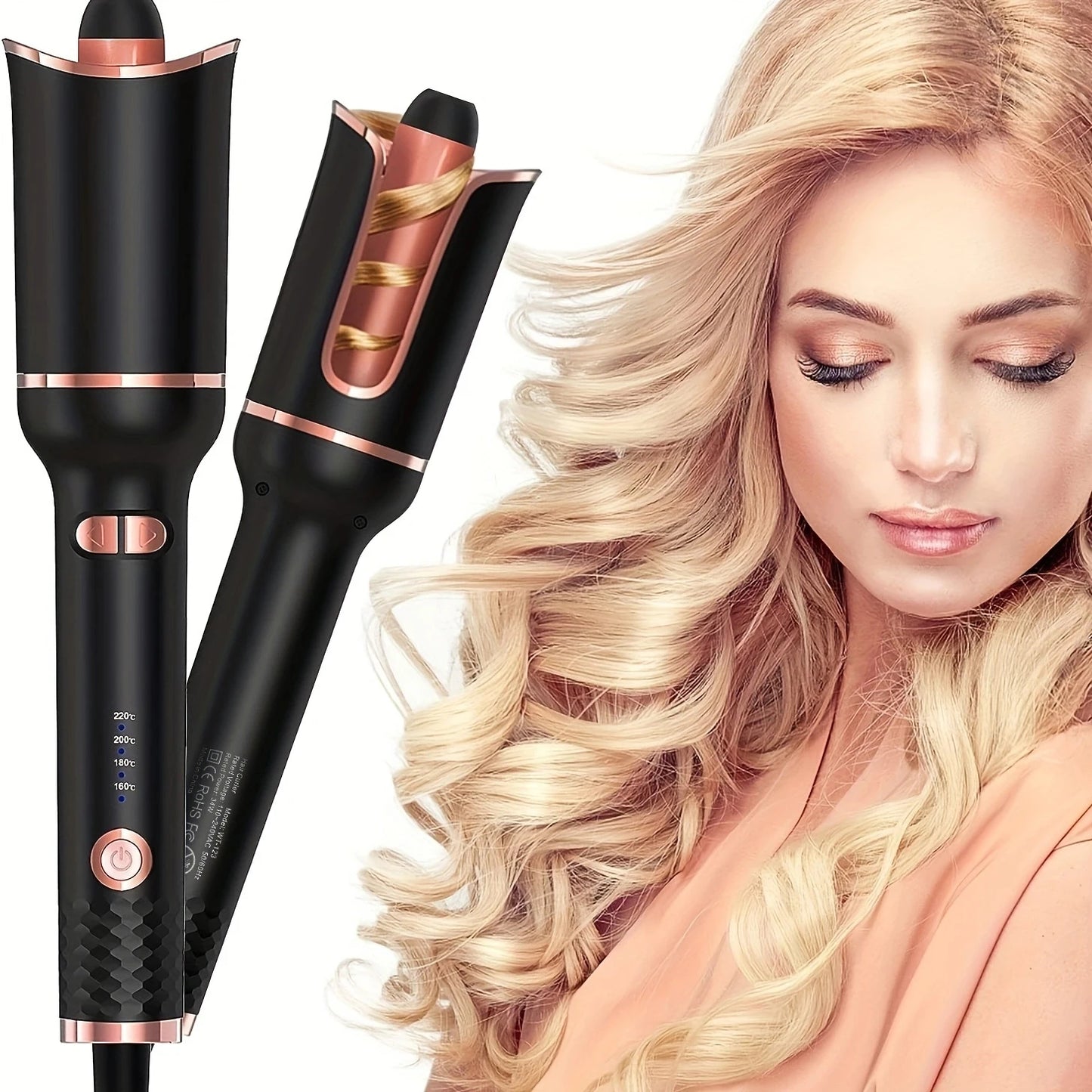 UKLISS Automatic Hair Curler Ceramic Rotating Styler