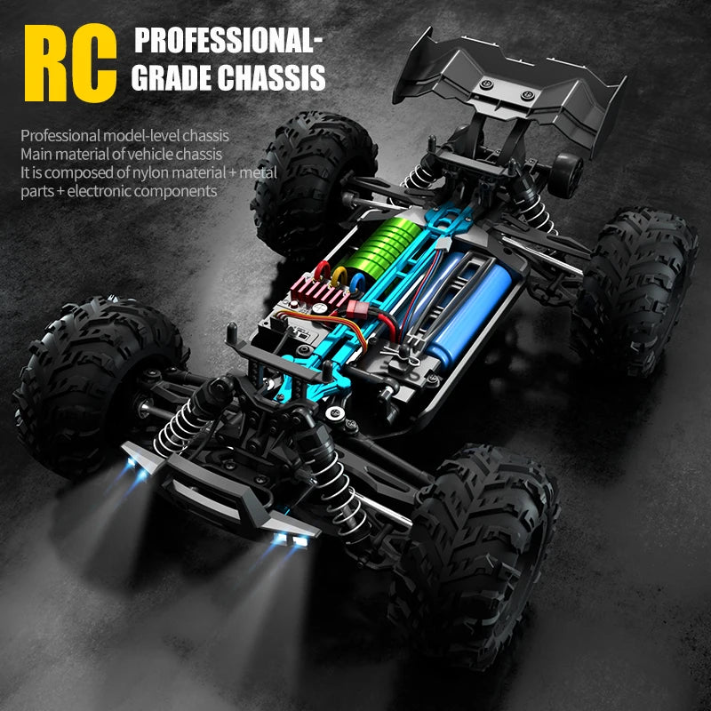 WLtoys 16101 Pro 1:16 4WD RC Car With LED Illumination