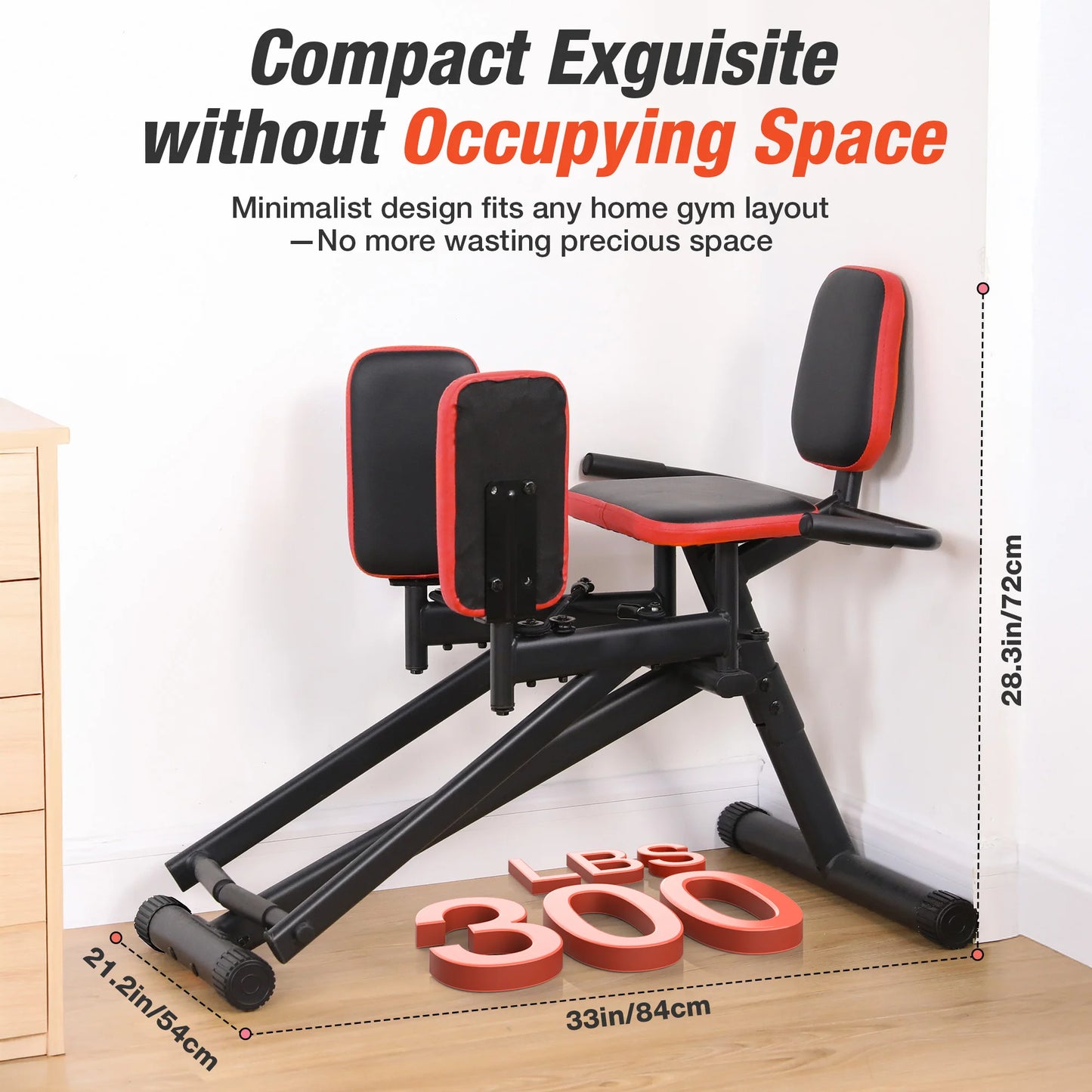 Hip Abductor Machine Glute And Thigh Trainer For Home Gym
