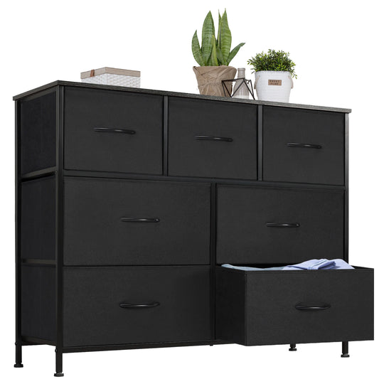 JHK Seven Drawer Dresser Organizer For Bedroom And Living Room