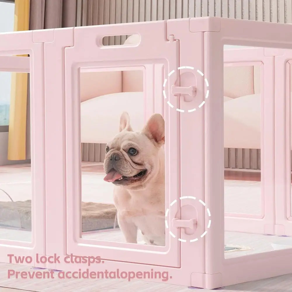 Dog Playpen Acrylic Indoor Outdoor Easy Assembly And Disassembly