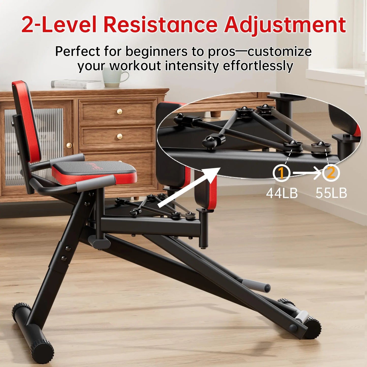 Hip Abductor Machine Glute And Thigh Trainer For Home Gym