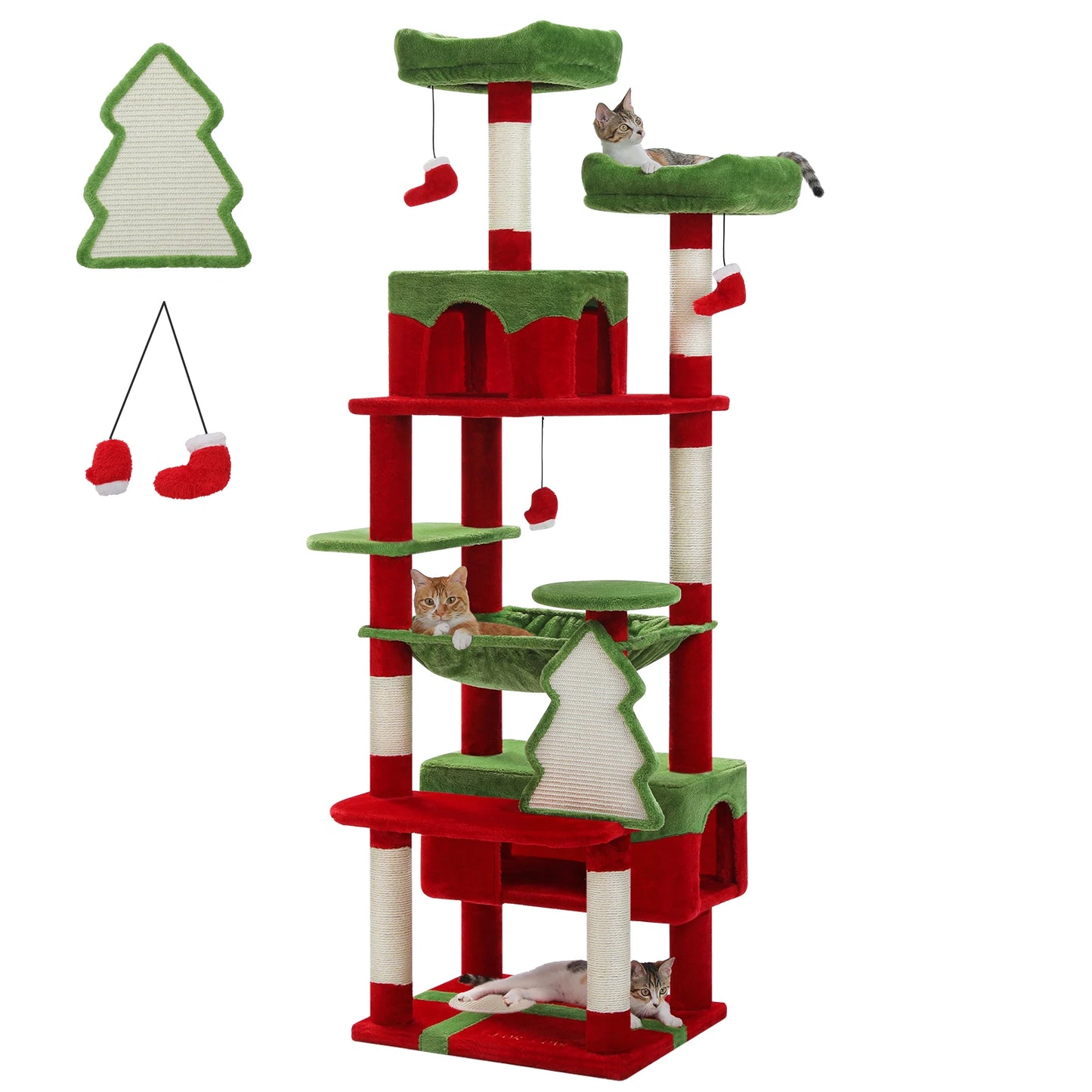 PAWZ Road Large Cat Tree Tower With Scratching Posts