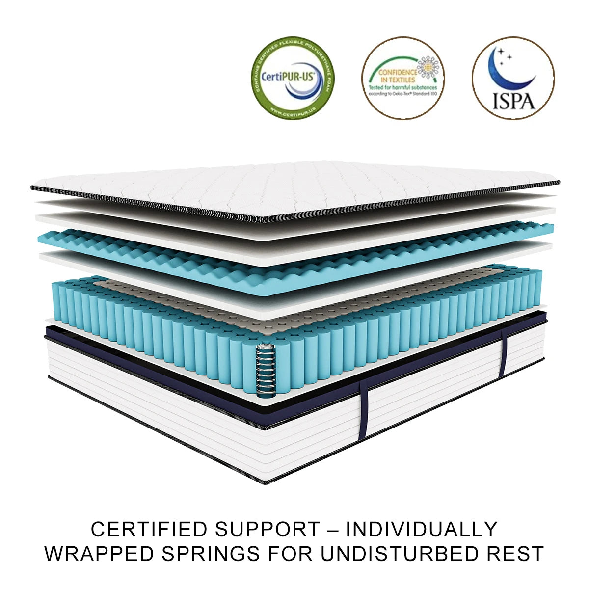 Amztree Hybrid Mattress Memory Foam Gel For Pressure Relief Cooling