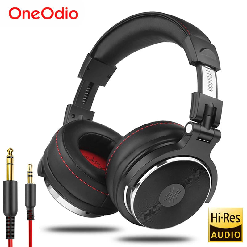 Oneodio Professional Wired Studio DJ Headphones With Microphone