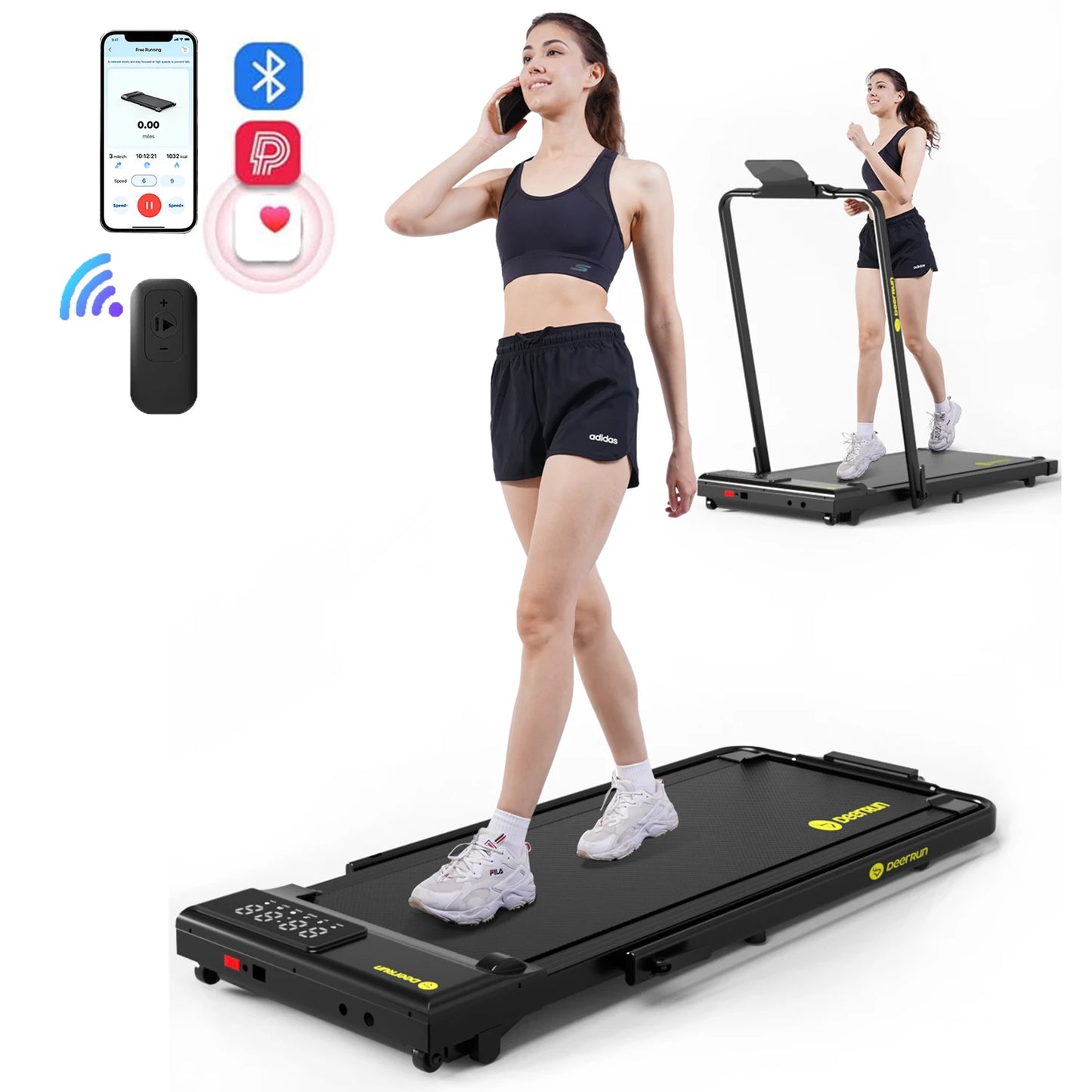 Superun 3in1 Treadmill Walking Pad With LED Screen Remote Control