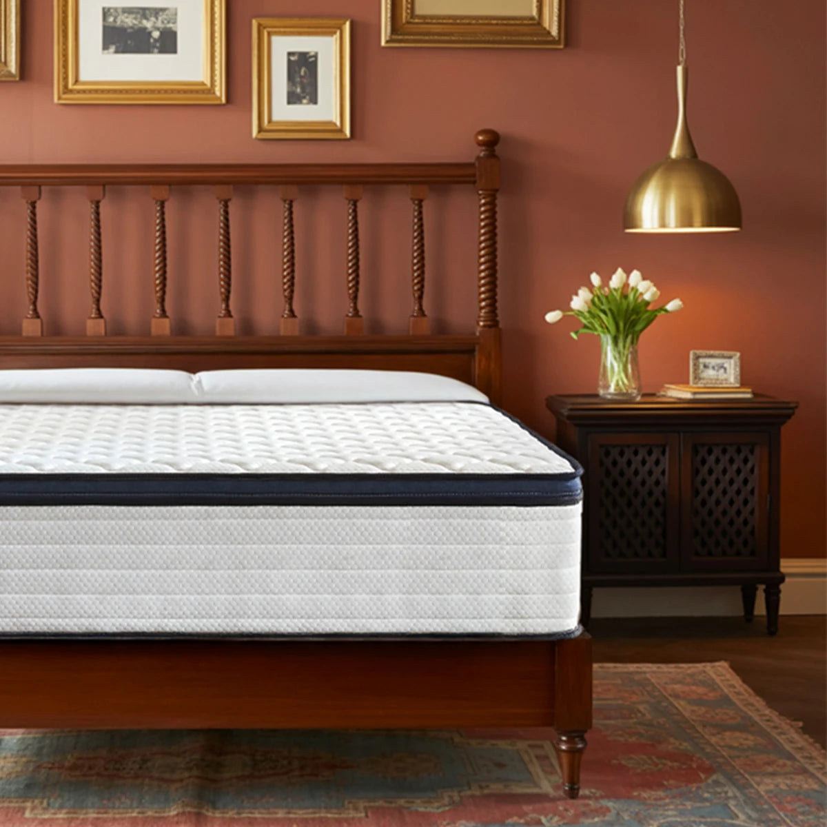Amztree Hybrid Mattress Memory Foam Gel For Pressure Relief Cooling