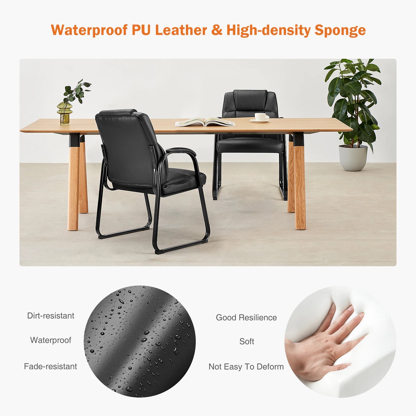 JHK Ergonomic Padded Backrest Living Room Gaming Chair Armrests